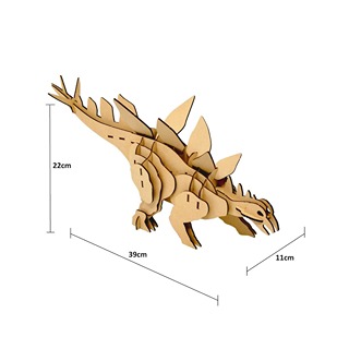Dinosaurios 3D Stegosaurus 41Pz